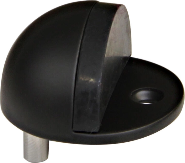 Stainless Steel Door Stop 43 × 24 mm, Matte Black