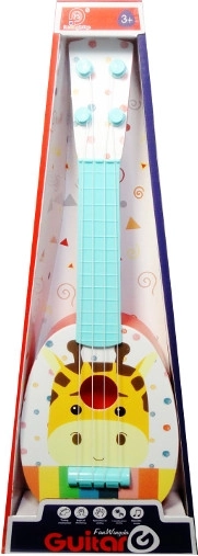 Children's toy guitar with giraffe