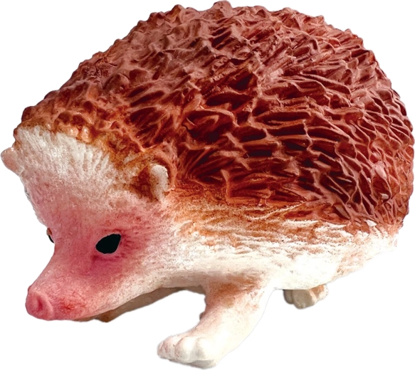 Squeezable Rubber Hedgehog 10 cm
