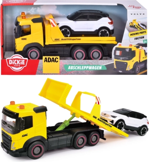 Volvo Tow Truck with Passenger Car