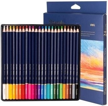 Värvipliiatsid, komplekt 24 tk
