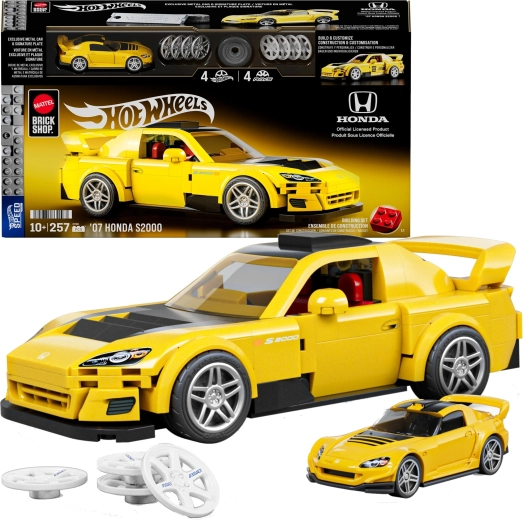 Konstruktorkomplekt Hot Wheels Speed Series ’07 Honda S2000, 257 detaili