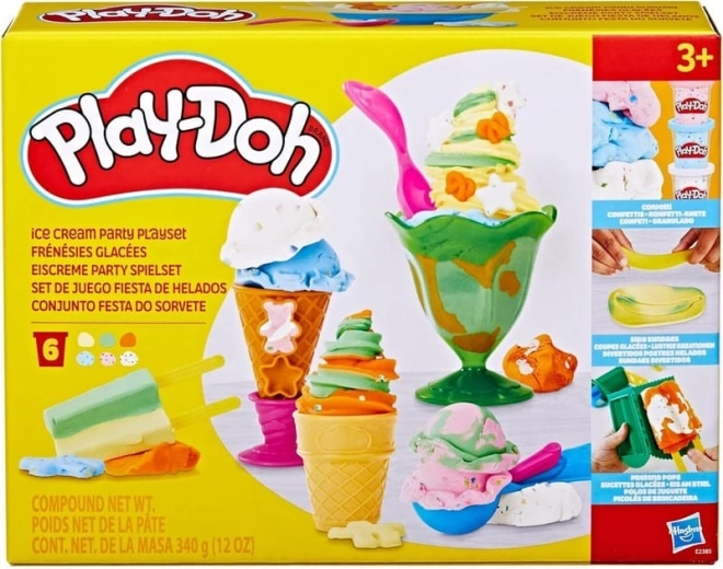 Play-Doh jäätisepidu – loov plastiliinikomplekt jäätise valmistamiseks