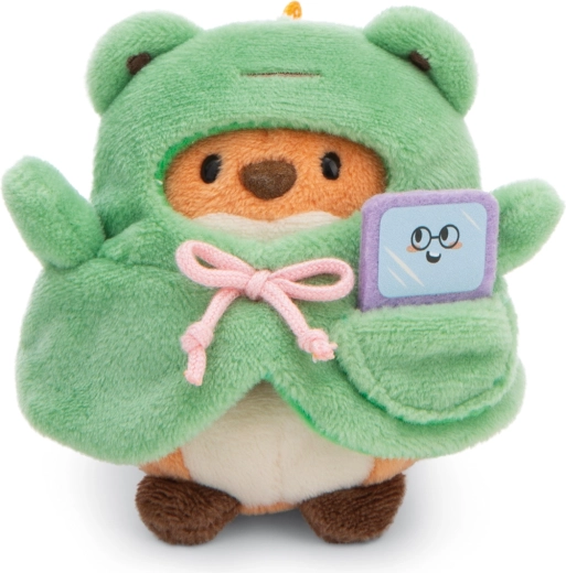 NICI MyMochi rebane Geeks konnakostüümis mini videomänguga – 3-ühes plüüsikomplekt, 8 cm