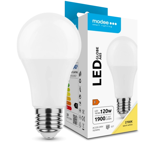 LED-lamp Modee Lighting A65 18,5 W E27 soe valge 1900 lm