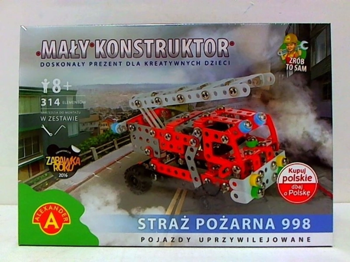Väike konstruktor: tuletõrjeauto