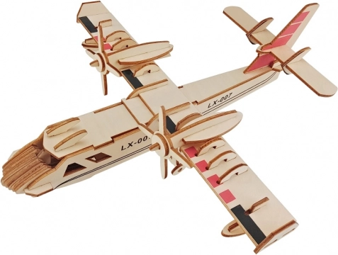 Wooden 3D Puzzle Bomber Woodcraft