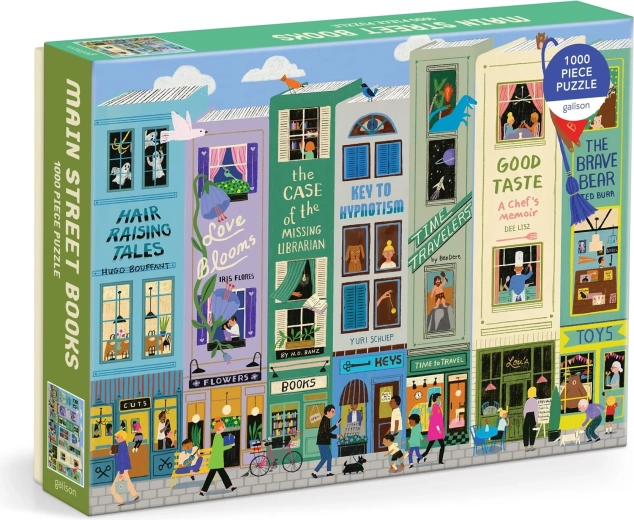Galison Puzzle Main Street Bookshop 1000 pieces