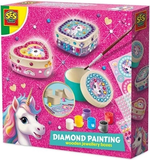 Ses Unicorn – creative kit for decorating wooden jewelry boxes