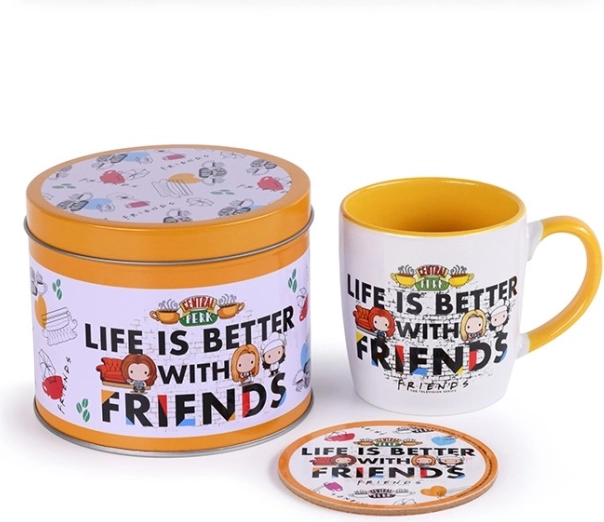 Sõprade plekk-karbis kinkekomplekt – Life is Better