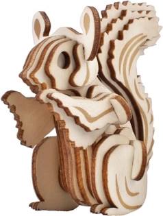 Woodcraft puidust 3D pusle – orav