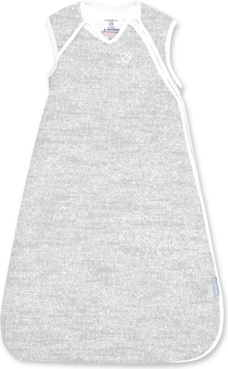 Ingenuity SwaddleMe sleeping bag TOG 2.5, cotton, heather grey, 3m+