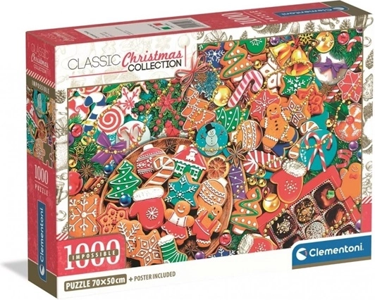 Clementoni Impossible Christmas Treats Puzzle 1000 Pieces