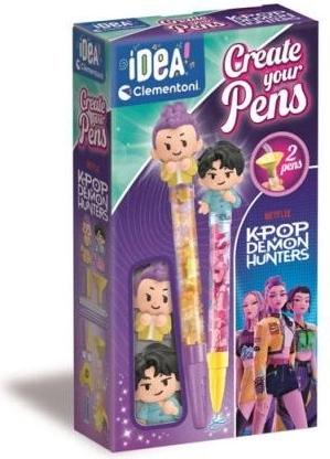 Clementoni Idea Art Mini Pen Factory KPOP Demon Hunters Rumi and Jinu