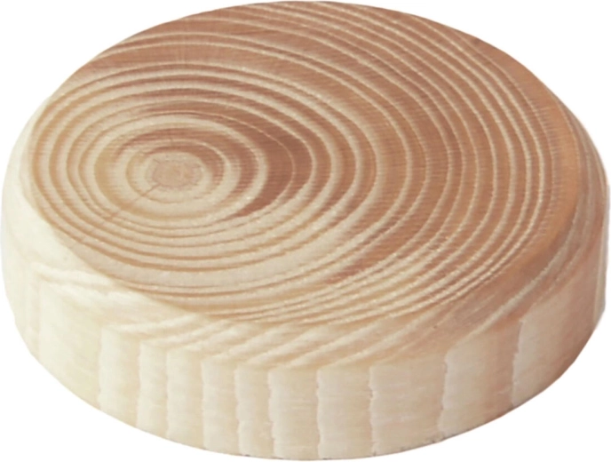 Wood branch-style plugs 35 × 7 mm, set of 10 pcs