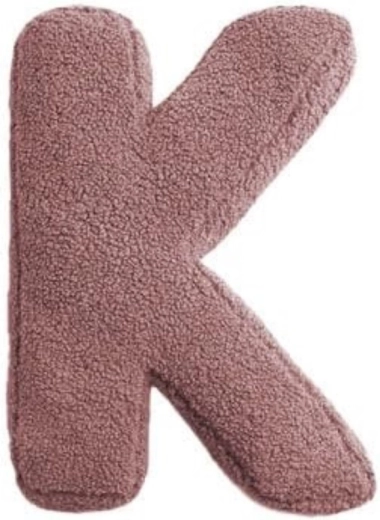 Mealini plush letter K pink - 1 piece