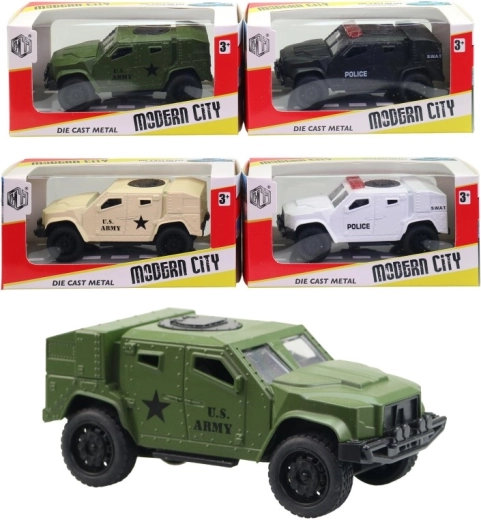 Metallist soomusauto 11 cm – die-cast mudel lastele