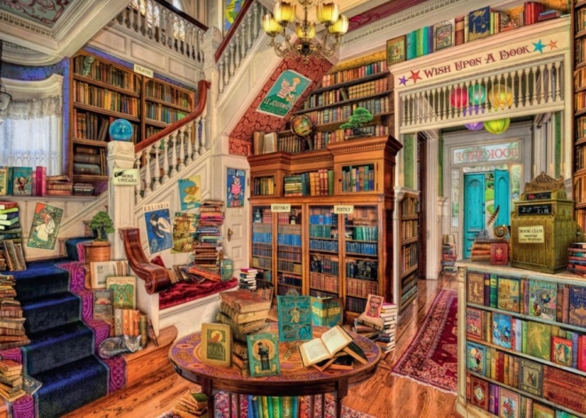 Ravensburgeri pusle The Fantasy Bookshop 1000 tükki