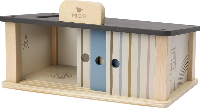 Micki Wooden Garage and Car Workshop for Kids