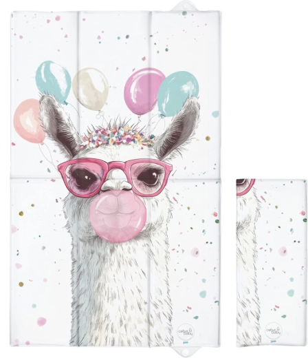 Ceba baby reisipõhine mähkimisalus Basic Crazy lama 80 × 50 cm