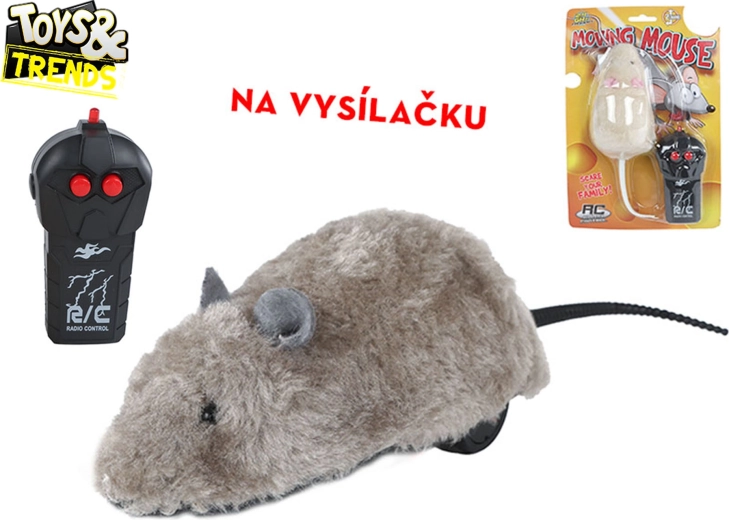 Toys&Trends RC plüüsist hiir 2,4 GHz – lõbus kaugjuhitav mänguasi