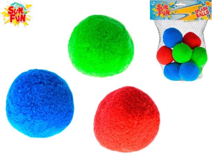 Sun Fun veepallid 5 cm – 6 tk komplekt võrgus