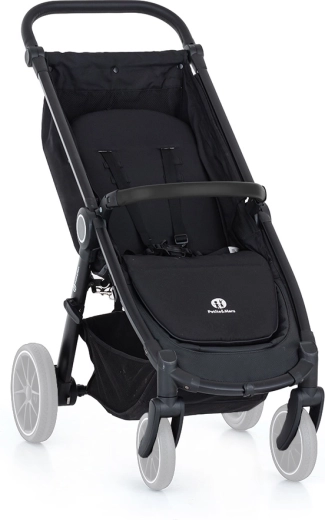 Petite&Mars käru Street+ black – raam ilma ratasteta