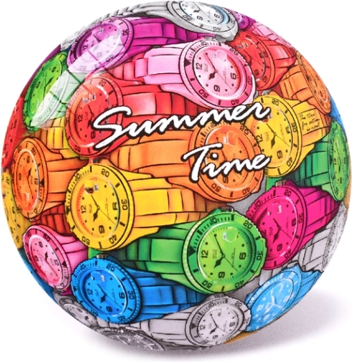 Children's ball with watch motif 23 cm, from 10 months