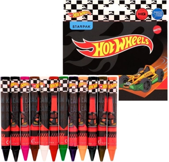 Jumbo vahakriidid Hot Wheels 12 värvi – 1 tk