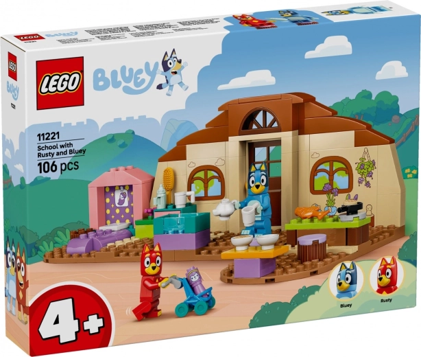 LEGO Bluey kool Rusty ja Blueyga