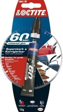 Universal Adhesive Loctite 60 Seconds 15 g
