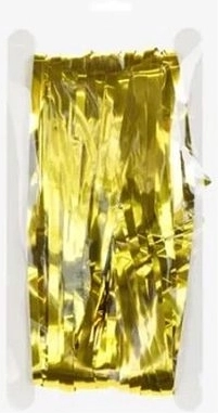 Kuldne peo riputatav fooliumdekoratsioon 100 × 200 cm