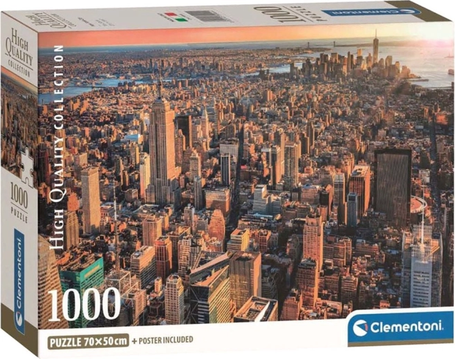 Puzzle CLEMENTONI New York – View of Manhattan, 1000 pieces