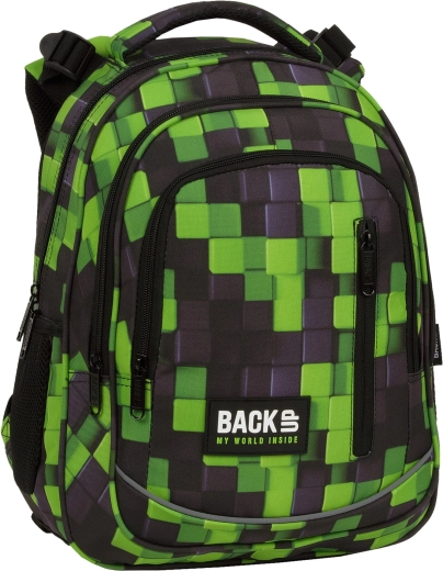 Koolikott BackUP Metasphere roheline-must 24 l