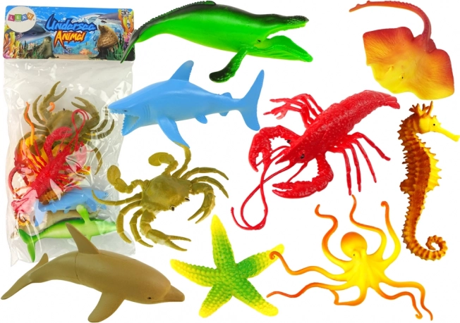 Ookeani mereloomade figuuride komplekt, 9 tk