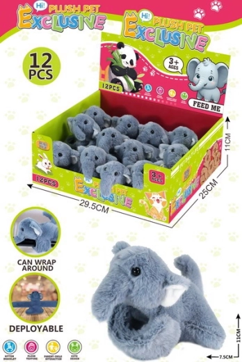 Plush Elephant Bracelet 11 × 7.5 cm
