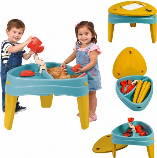 Febr multifunctional water and sand table 3 in 1 with cover