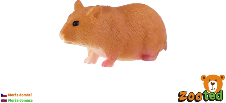 Plastic figurine guinea pig 6 cm in a bag