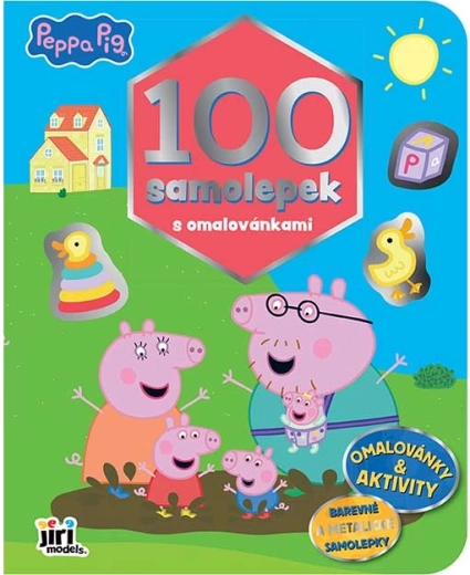 Põrsas Peppa: värviraamat rohkem kui 100 kleepsuga