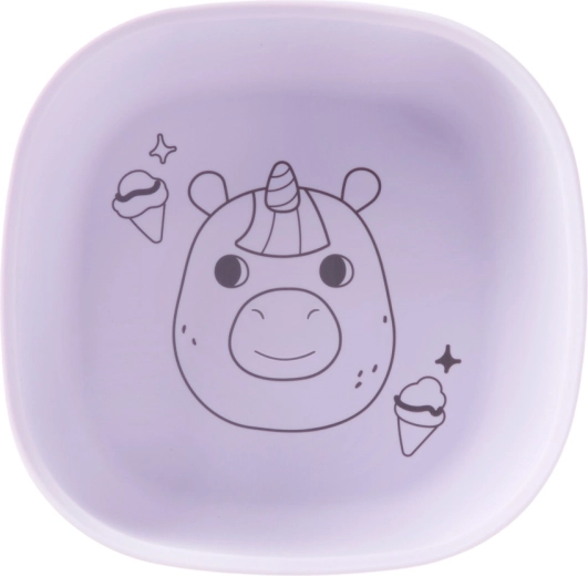 Skip Hop silicone bowl Besties Squad purple for kids 2+