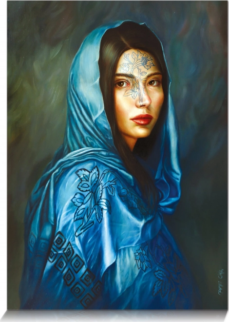 Puzzle Sinine liilia 500 tükki
