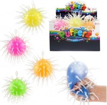 Super läikiv ogaline pigistatav pall 8 cm – 1 tk