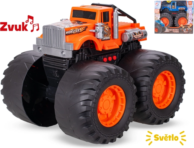 Monsterauto 28 cm tulede ja helidega