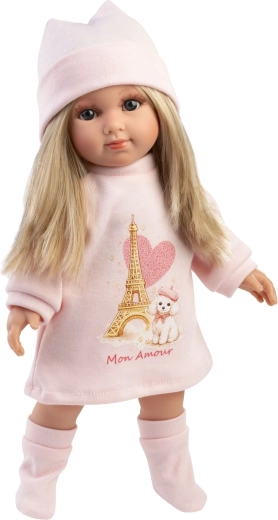 Llorens Elena realistic doll with soft fabric body 35 cm