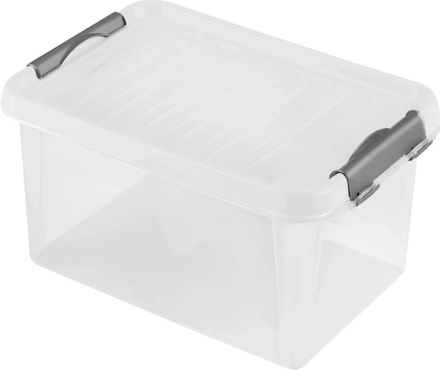 Plastikust hoiukast kaanega Heidrun 8 l