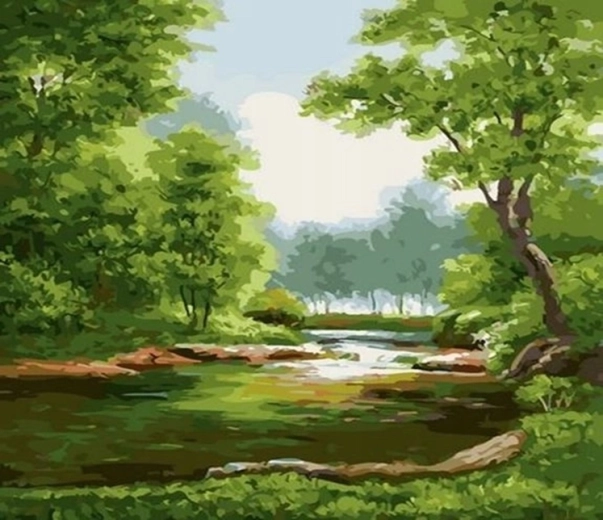 Norimpex Numbrite järgi maalimine Mets 40 x 50 cm
