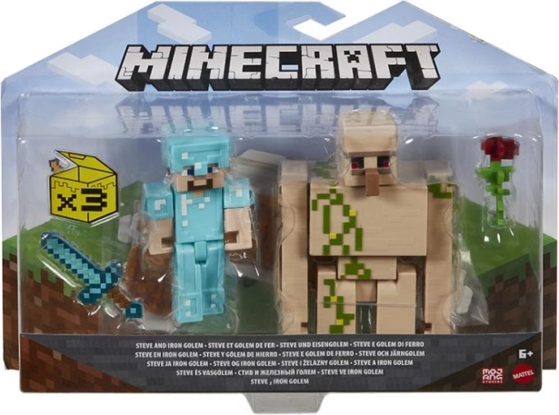 Minecrafti figuurid 8 cm – kahekordne pakk lisadega
