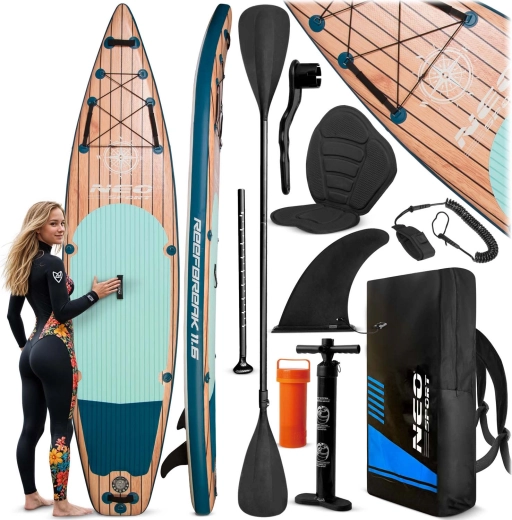 Täispuhutav aerusurfilaud Reefbreak 350 × 81 × 15 cm Neo‑Sport