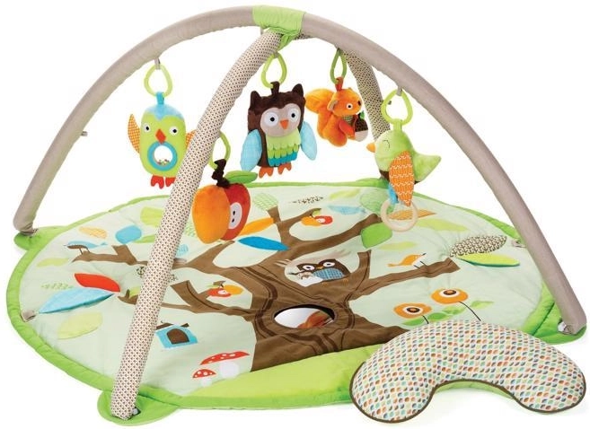 SKIP HOP mängutekk kaarega Treetop Friends, 5 mänguasja ja kõhuli mängimise padi