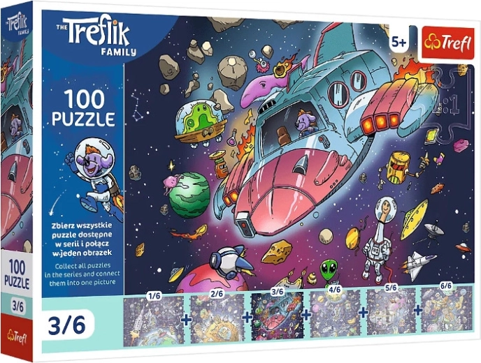 Pusle Trefl Treflikute perekond kosmoses: Gonduś raketis – 100 tükki